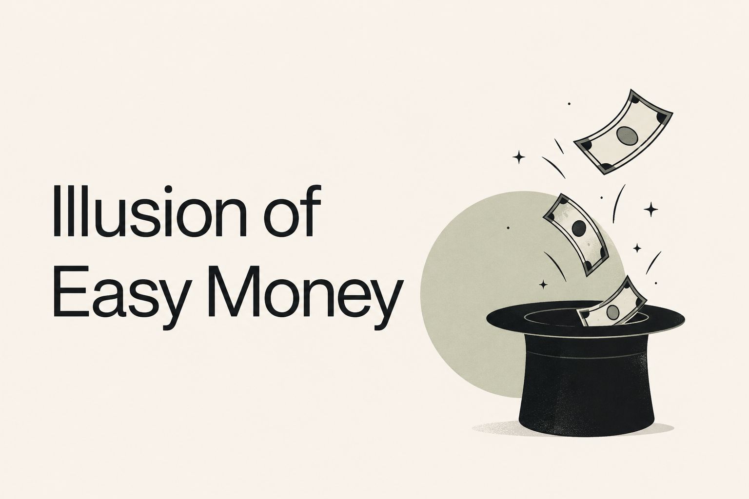 📉 The Illusion of Easy Money